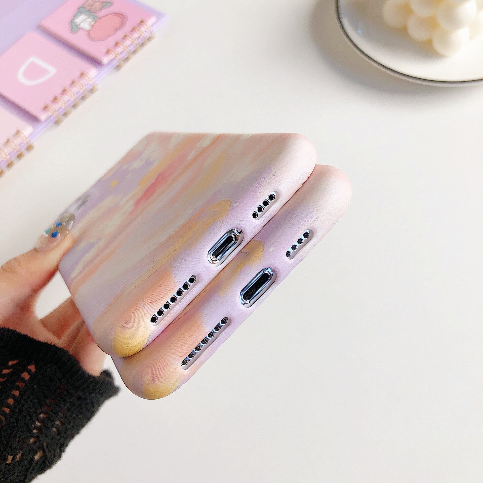 Oil Painting Style Cloud Patterned Phone Case