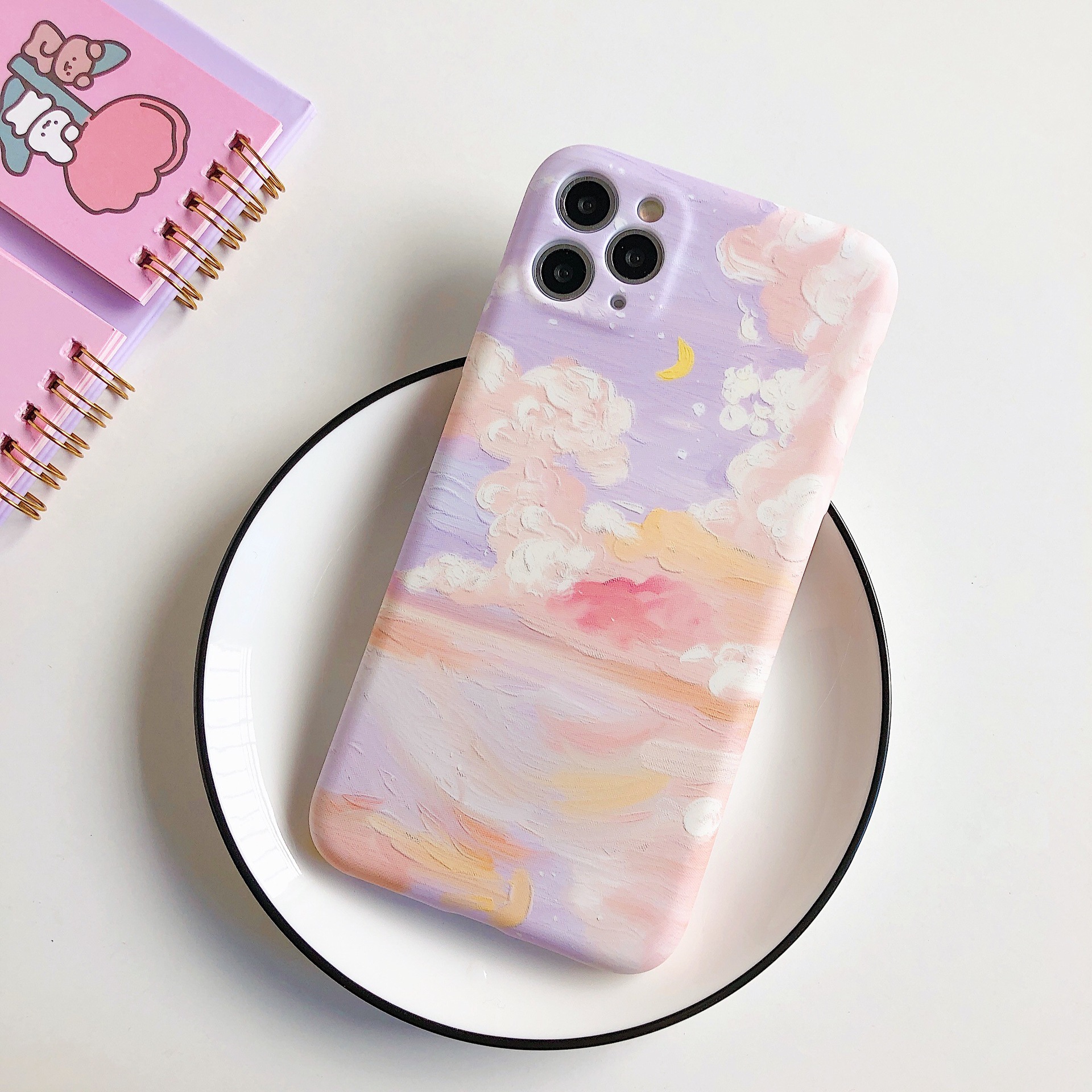 Oil Painting Style Cloud Patterned Phone Case