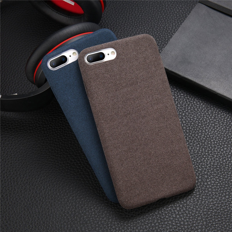 Burlap Textured Soft Phone Case for iPhone