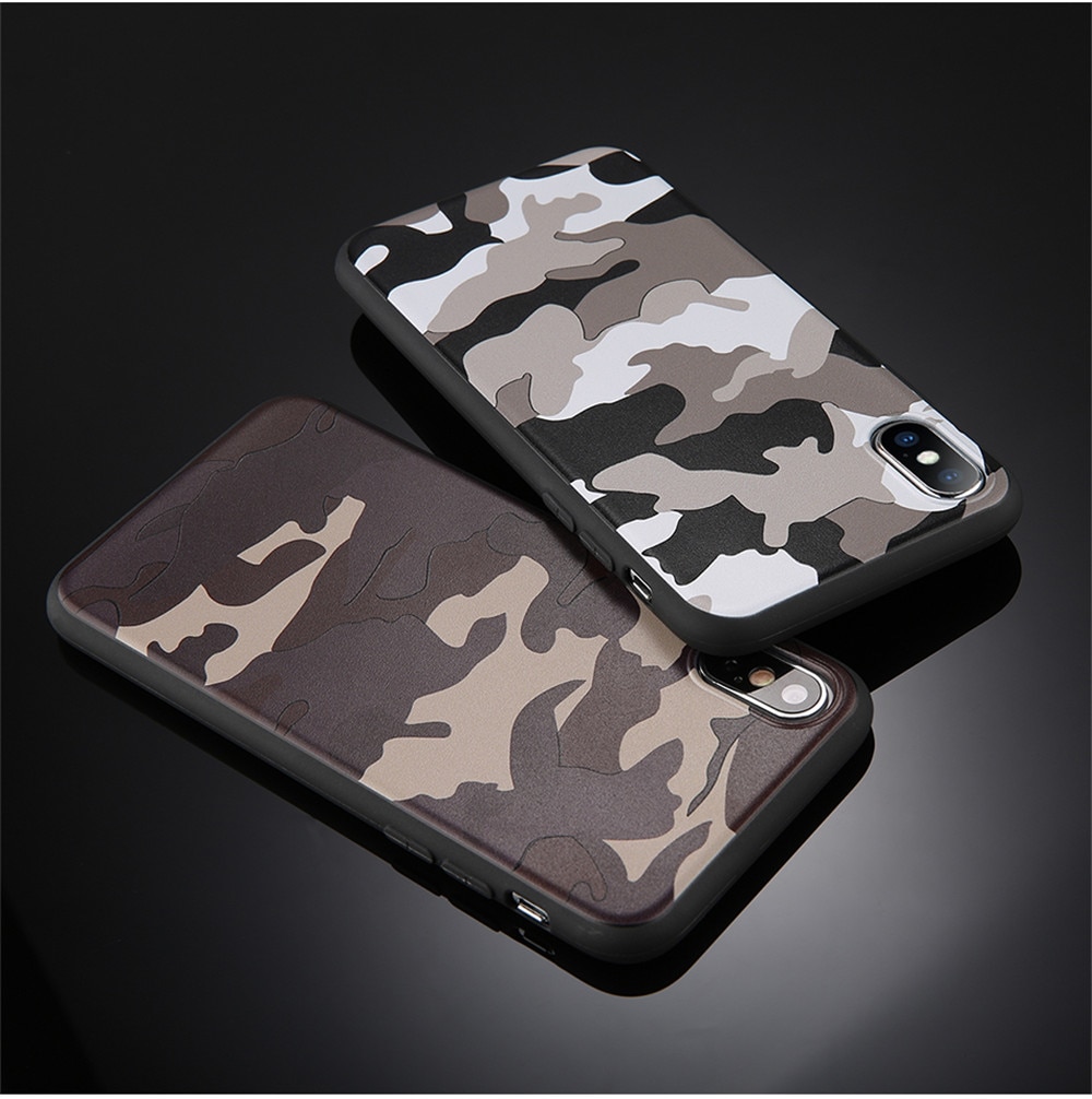 Camouflage Soft Phone Case for iPhone